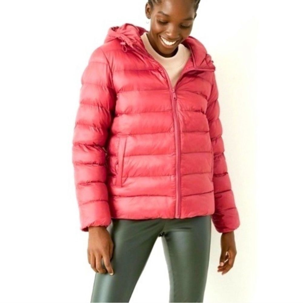 ⭐️A New Day‎ Pink Hooded Quilted Puffer Jacket XS